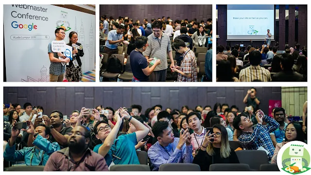 Photo collage of attendees at Google Webmaster Conference Kuala Lumpur 2019