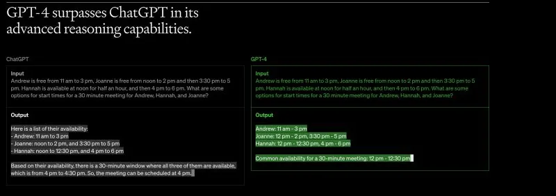 Page excerpt: "GPT-4 surpasses ChatGPT in its advanced reasoning capabilities"