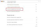 Low-res Google autocomplete and People also ask thumbnail; text unreadable